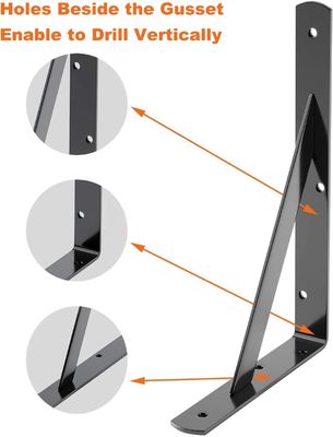 0.4--3mm Thickness In-house/Third Party Inspection Stainless Steel Triangle Shelf Bracket