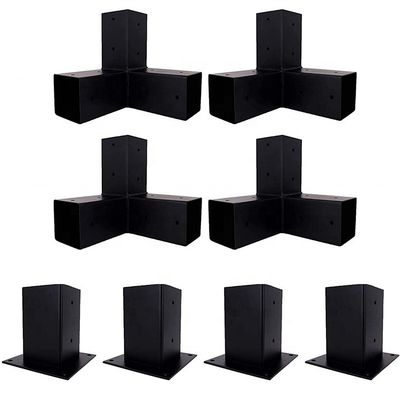 Modular Sizing Pergola Brackets with 1mm-12mm Thickness and ISO9001 2015 Certificate