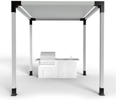 Stamping Process Elevated Wood Stand Kit for Pergola Durable Steel Brackets Included