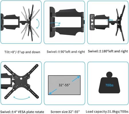 Customized Color Adjustable TV Stand for Professional Industry-Grade Applications