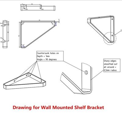 Aluminum Metal Shelf Bracket for Air Conditioner Parts Prime in at Low Prices