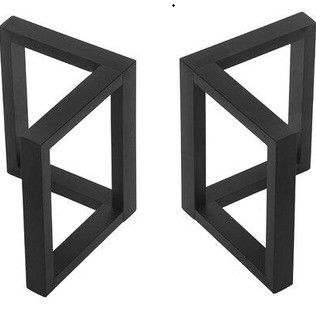 Multipurpose Heavy Duty Modern Industrial Cast Iron Dining Metal Table Legs Customized
