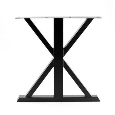 Multipurpose Matt Black Square Style Metal Table Legs for Customized Office Computer Desk