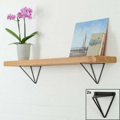 Custom Polished Metal Aluminum Mounting Wall Support Bracket with Drilling Process