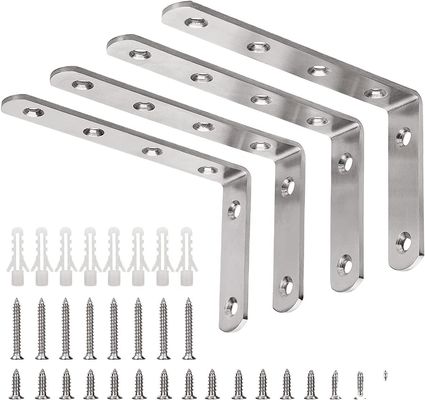 In-house/Third Party Inspection Custom Stainless Steel Aluminum Wall Mounted Shelf Brackets