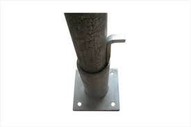Customized Hebei Road Side Steel Sign Pole Base and Top Brackets Air Conditioner Parts