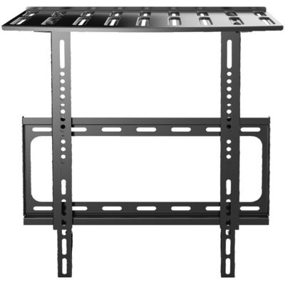 ISO9001 2008 Certified Chrome Plated Mild Steel Television Set Top Box Holder Bracket