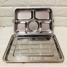 Customized Stainless Steel Lunch Bento Box for Fast Food Take Away ISO9001 2008 Approved