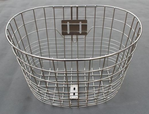 Aluminum Bike Basket with Removable Design OEM Precision Sheet Metal Fabrication