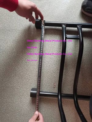 Space-Saving Bike Floor Stand Black Bike Rack for Garage Certificate ISO9001 2015