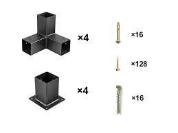Customized Air Conditioner Parts Steel Pergola Brackets Kit for Customer's Request
