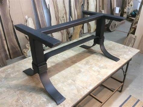 Customized Trestle Pedestal Style Table Tubing Metal Base with Steel Tube Durability