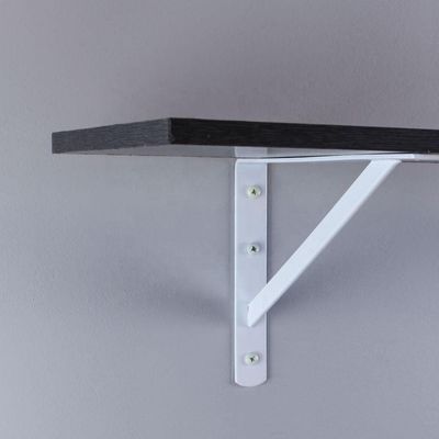 Custom Powder Coated Black Carbon Steel Furniture Bracket for Floating Shelf Bracket