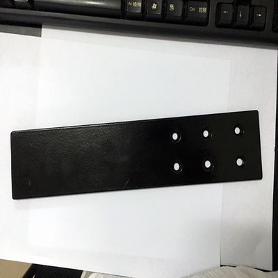 Black Oxide Coated Metal Parts Small Pipe Clamp with Precision Laser Cutting Bending