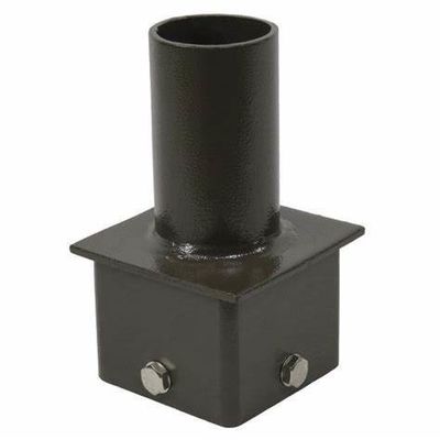 Durable Cast Iron Stand for 5 Inch Square Poles Customized 90 Degree Tenon Adapter
