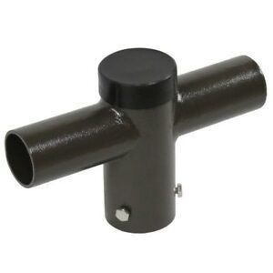 Durable Cast Iron Stand for 5 Inch Square Poles Customized 90 Degree Tenon Adapter