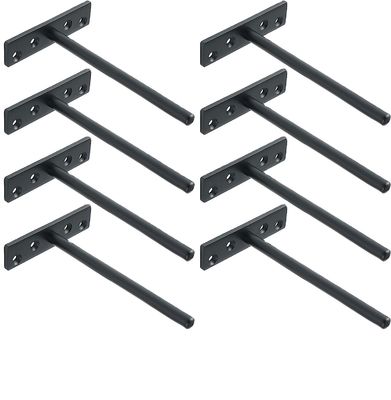 Securely Mount Floating Shelves with Stamping Process 1mm-5mm Thickness Wall Brackets