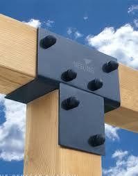 Customer's Request Our Steel Pergola Brackets Kit is Made in with Various Thicknesses