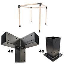 Customer's Request Our Steel Pergola Brackets Kit is Made in with Various Thicknesses
