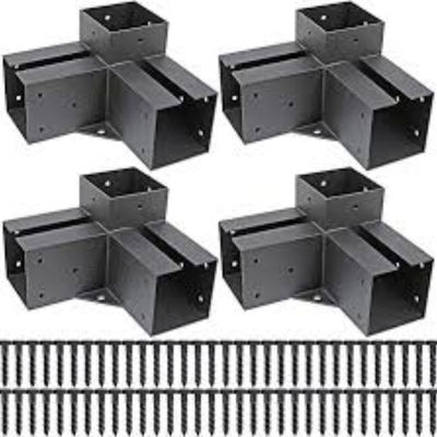 Customized Steel Pergola Brackets Kit In-house/Third Party Inspected and Approved