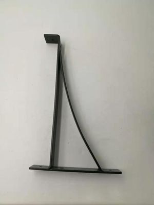 Used Widely Custom Powder Coated Black Carbon Steel Furniture Bracket for Floating Shelf