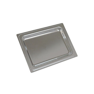 Cold Buffet Tray Display Tray with Lid Nickel Plated Custom Stainless Steel Food