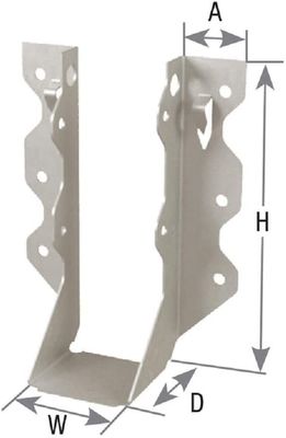 ISO9001 2015 Certified Galvanized Plate Joist Hanger for Strong Structural Support