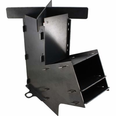Customized Logo Flat Pack Rocket Stove for Compact and Portable Design