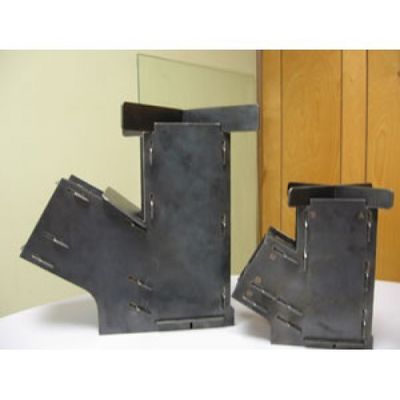Upgrade Your Support Items with Custom Black Carbon Steel Wooden Burning Rocket Stove