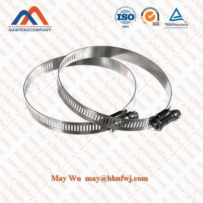 Affordable Stainless Steel Hose Clamps with Customized Sizes and Bending Process