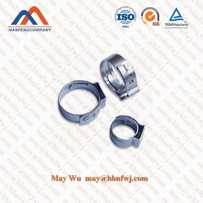 Stamping Hardware Parts Stainless Steel Metal Pole Clamps with Thumb Screw