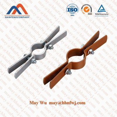 Stamping Hardware Parts Stainless Steel Metal Pole Clamps with Thumb Screw