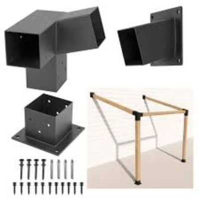 0.4-3mm Thickness Steel Pergola Brackets Kit for Customized Requirements by Nanfeng