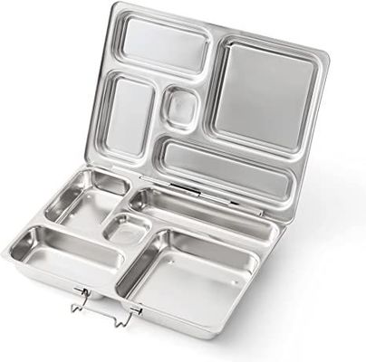 Customized Stainless Steel Lunch Box with 5 Compartments Heavy Duty and Power Coated