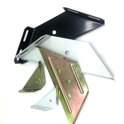 0.4-3mm Thickness Anodized T Shape Wood Connecting Bracket Manufactured by Customized