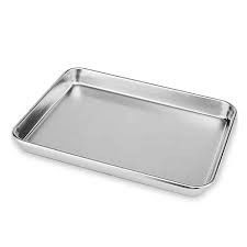 Customization 304 Stainless Steel Rectangular Square Oven Tray with Aluminum Material
