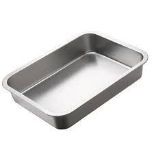 Customization 304 Stainless Steel Rectangular Square Oven Tray with Aluminum Material