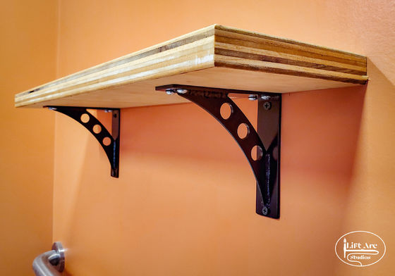 Custom OEM Brass Wall Bracket for Shelf and Stamping Process by Nanfeng