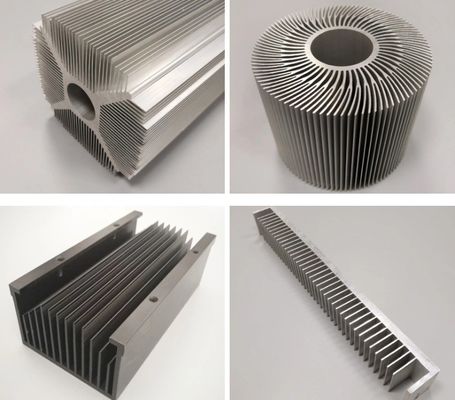 Small Order Acceptable Aluminum CNC Radiator Metal Parts for Industrial Applications