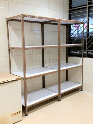 Aluminium Bolt-less Storeroom Rack for Storage and Shelves Clients Demand Size