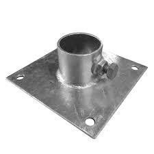 Steel and Stainless Steel Floor Mount Base Plate for Automotive Industry Customized