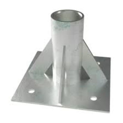Floor Mount Base Plate Customized Steel and Stainless Steel with Automated Press Line
