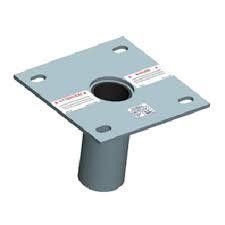 Floor Mount Base Plate Customized Steel and Stainless Steel with Automated Press Line