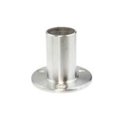 Floor Mount Base Plate in Steel and Stainless Steel with Custom Manufacturing Service