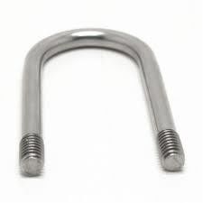 Customized U Shaped Bolts in Stainless Steel and Carbon Steel for Bending Applications