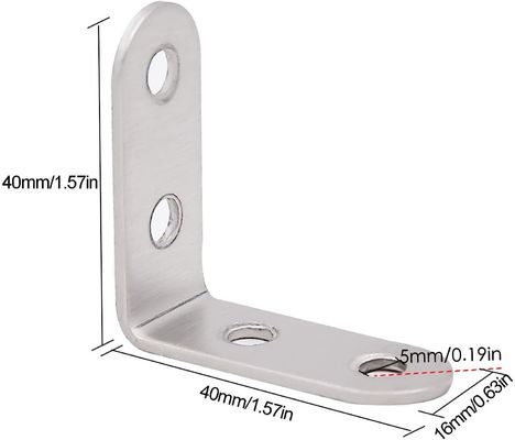 Stainless Steel 304 Angle Code for Infrastructure Thickness 0.5mm-25mm Made to Order