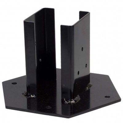 Customized Metal Connector Post Base Bracket with Lead Time of 15-25 Working Days