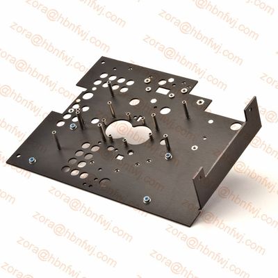 Metal Bending Black Stainless Steel Auto Parts for Customized Requirements