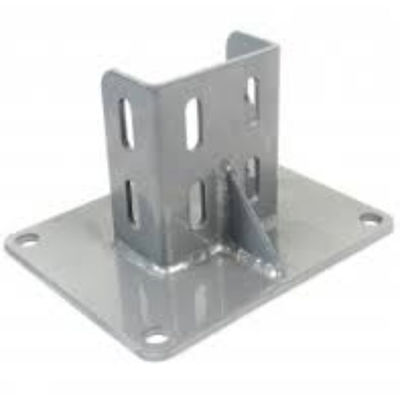 Customized Steel and Stainless Steel Floor Mount Base Plate for Customer Requirements