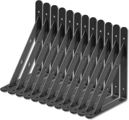 Customized Stainless Steel Triangular Bracket Bookshelf Fixed Frame with Consumption